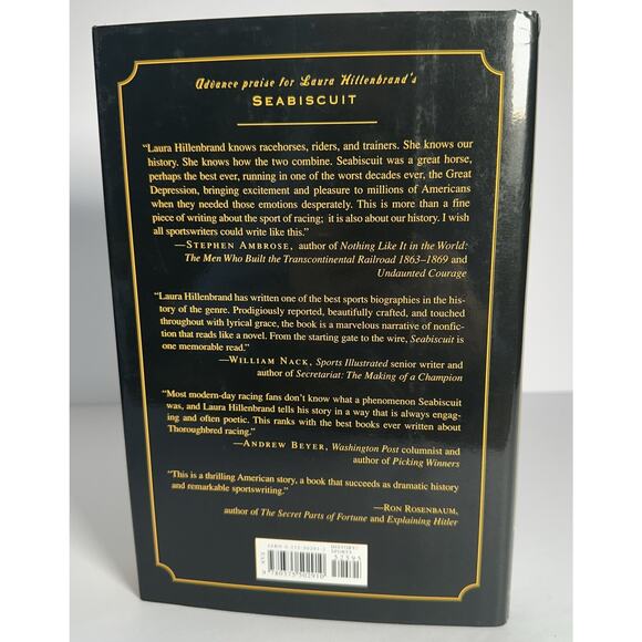 Seabiscuit: An American Legend [Hardcover] Hillenbrand, Laura - Picture 2 of 9